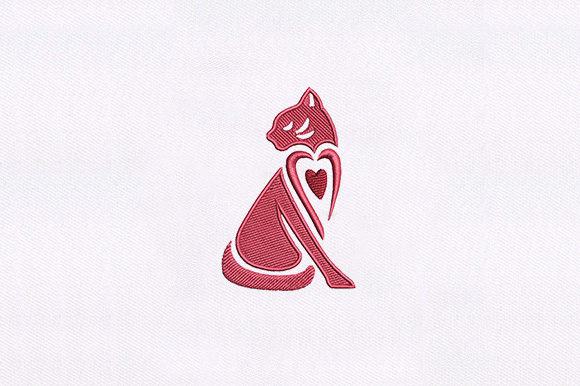 Pink Lovely Cat: A Festive Embroidery Review