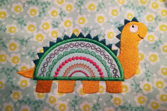 Rainbow Dinosaur: A Seasonal Embroidery Review