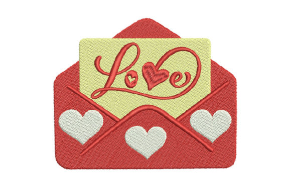 Review: Mail Envelope with Heart Embroidery Design