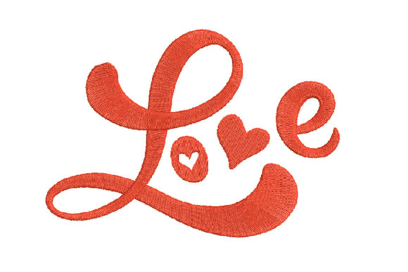Review: Red Calligraphy Word Love with Heart