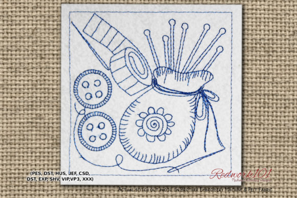 Reviewing Knitting and Sewing Accessories Redwork for Holiday Collections