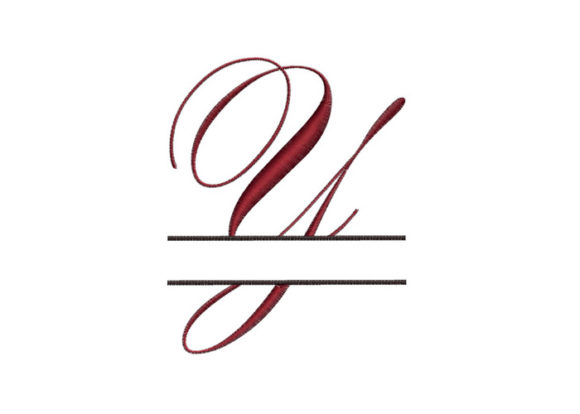 Reviewing Split Monogram Font Letter Y for Merch