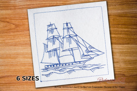 Reviewing the Brig Sailing Ship Lineart Design