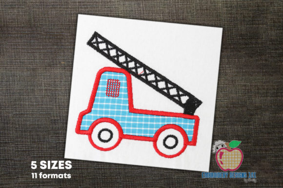 Reviewing the Fire Truck Applique for Etsy Shops