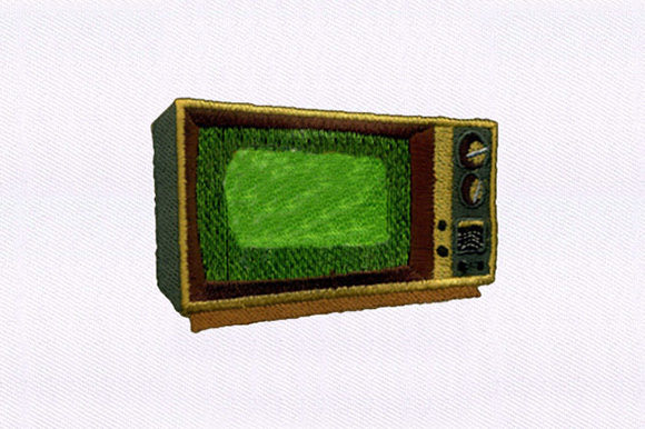 Vintage Television Design: A Retro Embroidery Review
